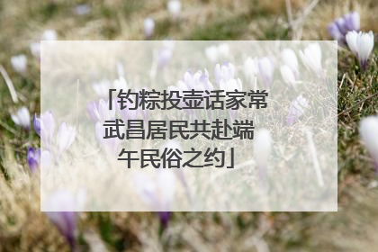 钓粽投壶话家常 武昌居民共赴端午民俗之约