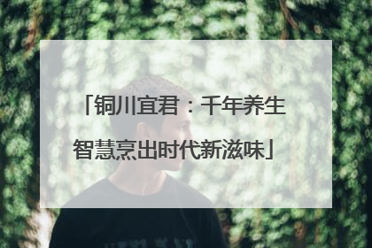 铜川宜君：千年养生智慧烹出时代新滋味