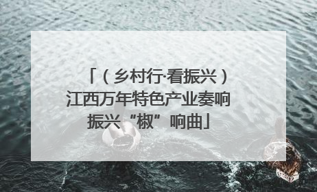 （乡村行·看振兴）江西万年特色产业奏响振兴“椒”响曲