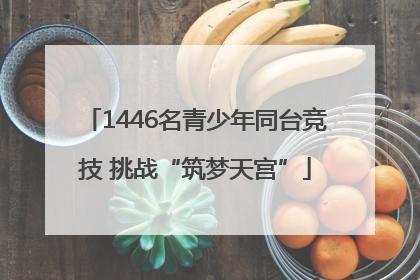 1446名青少年同台竞技 挑战“筑梦天宫”