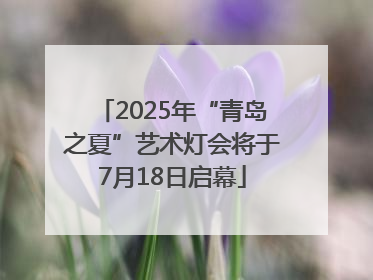 2025年“青岛之夏”艺术灯会将于7月18日启幕