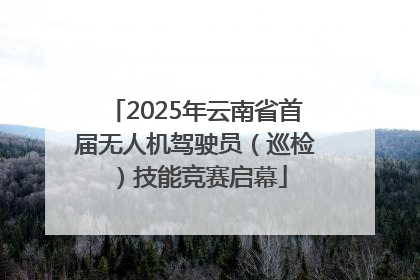 2025年云南省首届无人机驾驶员（巡检）技能竞赛启幕